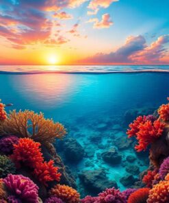 Sunset Seas Paint Numbers