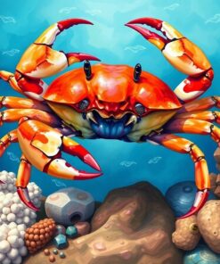 Realistic Crab Desk Study Paint By Numbers