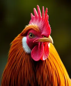 Realistic Crate Fowl Portrait Paint By Numbers