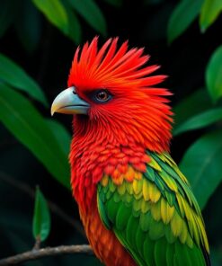 Crested Male Paint Numbers