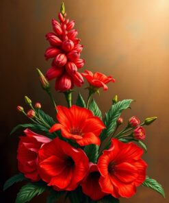 Torch Blooms Paint Numbers