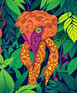 Botanical Camouflage Paint Numbers