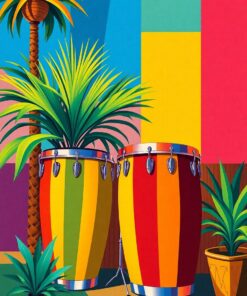 Palm Congas Paint Numbers
