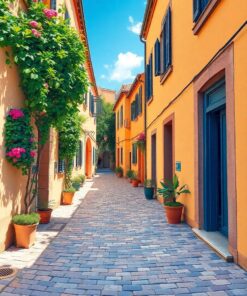 Mediterranean Walkway Paint Numbers