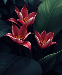 Jungle Petals Paint Numbers