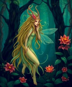 Forest Nymph Paint Numbers