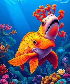 Ocean Calf Paint Numbers