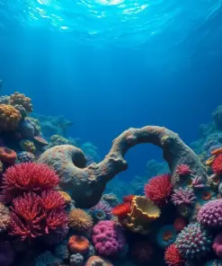 Realistic Deep Reef Relic paint by numbers