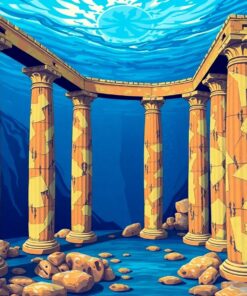 Realistic Deep Sea Pillar Paint By Numbers