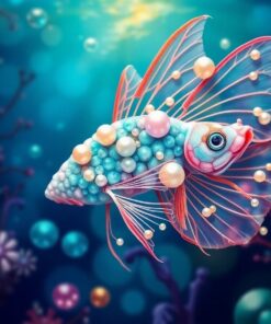 Realistic Deepwater Pearl Nymph Paint By Numbers