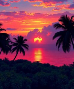 Sunset Glow Paint Numbers