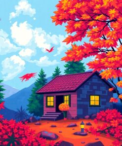 Burger Stand Paint Numbers