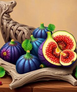 Realistic Driftwood Fig Cornucopia Paint By Numbers