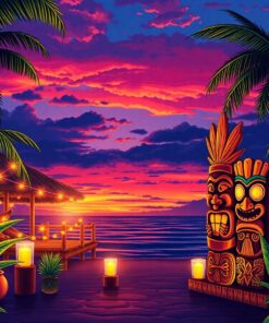 Tiki Glow Paint Numbers