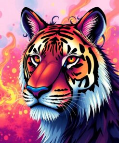 Floral Shadows Paint Numbers