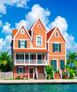 Dutch Gables Paint Numbers