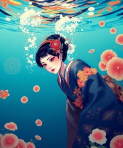 Women Underwater Paint Numbers