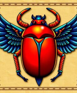 Realistic Egyptian Scarab Chart Paint By Numbers
