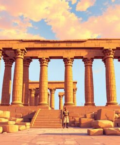 Temple Ruins Paint Numbers