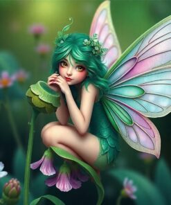 Fiddlehead Fairy Paint Numbers