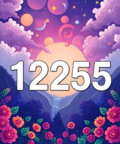 Floral Horn Paint Numbers