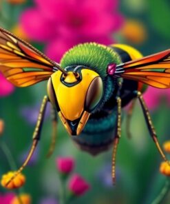 Realistic Entomologist Wasp Display Paint By Numbers