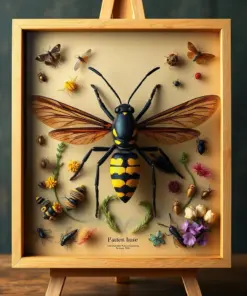 Realistic Entomologist Wasp Display Paint By Numbers