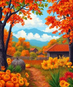 Autumn Yield Paint Numbers