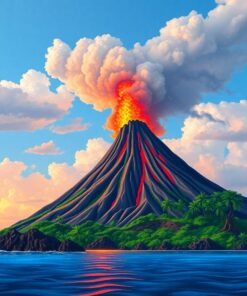 Tropical Peak Paint Numbers