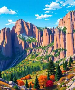 Realistic Escarpment Strike Paint By Numbers