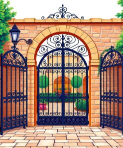Iron Gates Paint Numbers