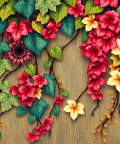 Nouveau Vines Paint Numbers