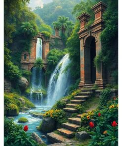 Amidst Ruins Paint Numbers