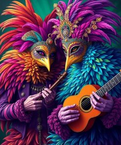 Carnival Music Paint Numbers