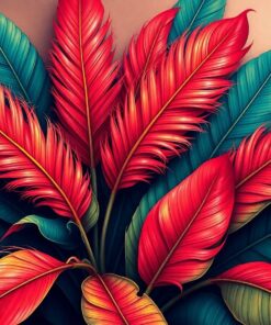 Over Monstera Paint Numbers