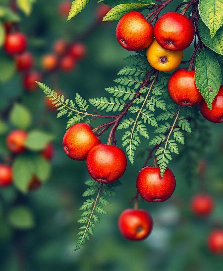 Fern Fruit Paint Numbers Fern Fruit Paint Numbers