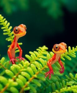 Realistic Fern Sprite Habitat Paint By Numbers