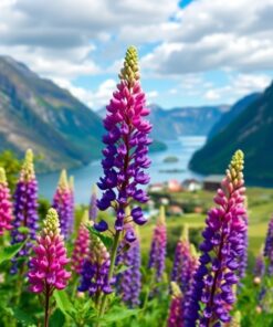 Lupine Bloom Paint Numbers