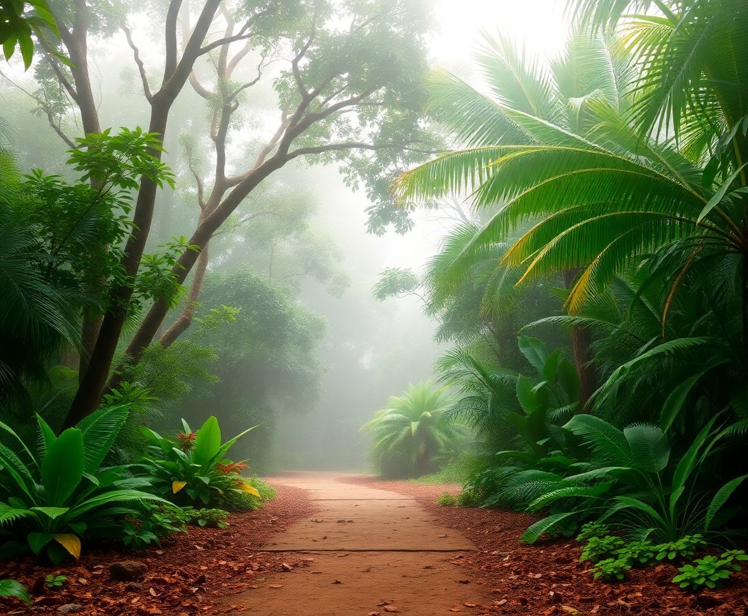 Jungle Path Paint Numbers Jungle Path Paint Numbers