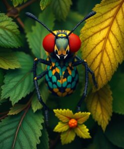 Camouflage Portrait Paint Numbers