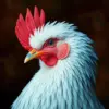 Realistic Fowl Portrait paint by numbers