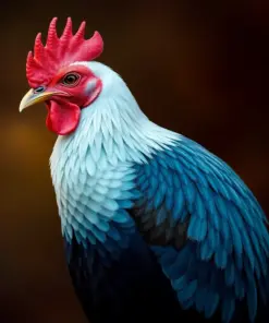 Realistic Fowl Portrait Paint By Numbers
