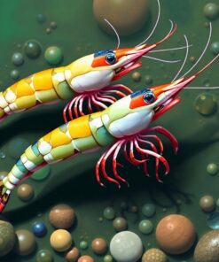 Realistic Freshwater Prawns Paint By Numbers