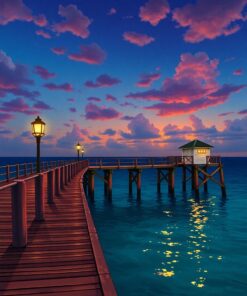 Ocean Pier Paint Numbers