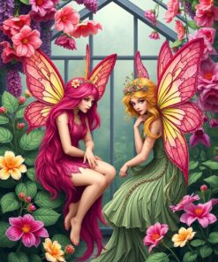 Glasshouse Nymphs Paint Numbers