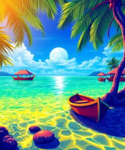 Island Waters Paint Numbers