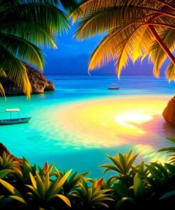 Lagoon Tide Paint Numbers