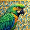 Leaf Parrot Paint Numbers
