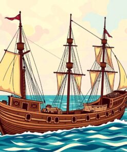 Realistic Golden Age Navigation Paint By Numbers