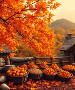 Autumn Cocoa Paint Numbers